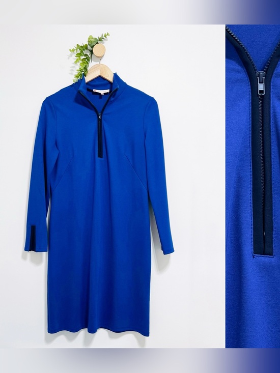 Jude Connally Dresses & Skirts - Jude Connally Royal Blue Long Sleeve Comfort Stretch Modest Dress